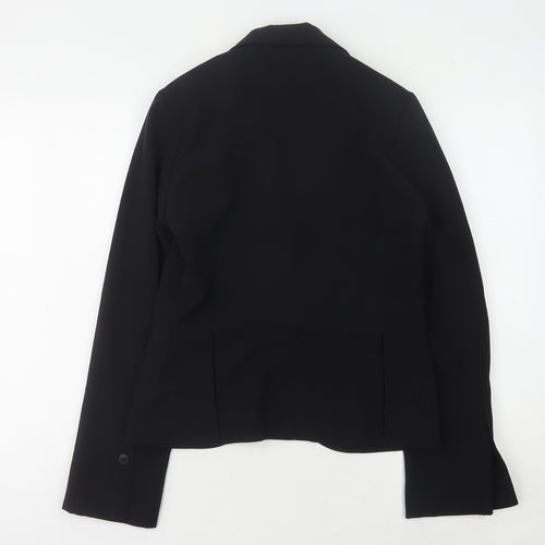 H&M Women's Black Blazer Size 10 Regular Fit