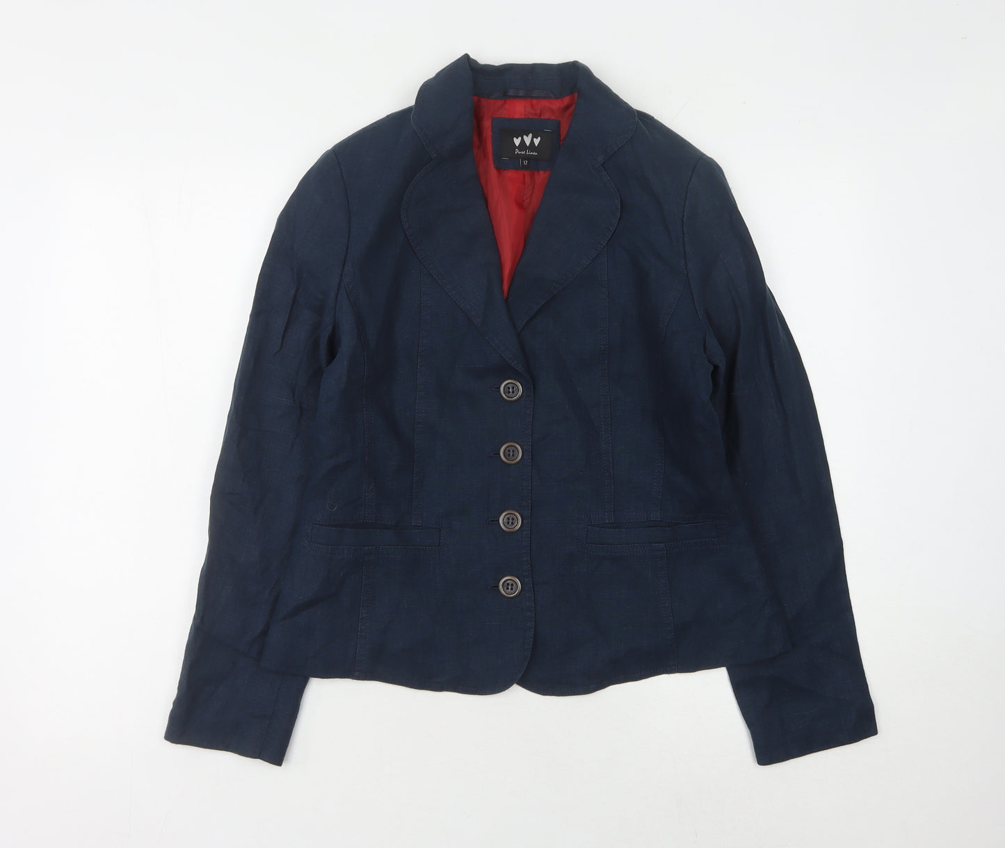 Marks and Spencer Women's Blue Suit Jacket Size 12