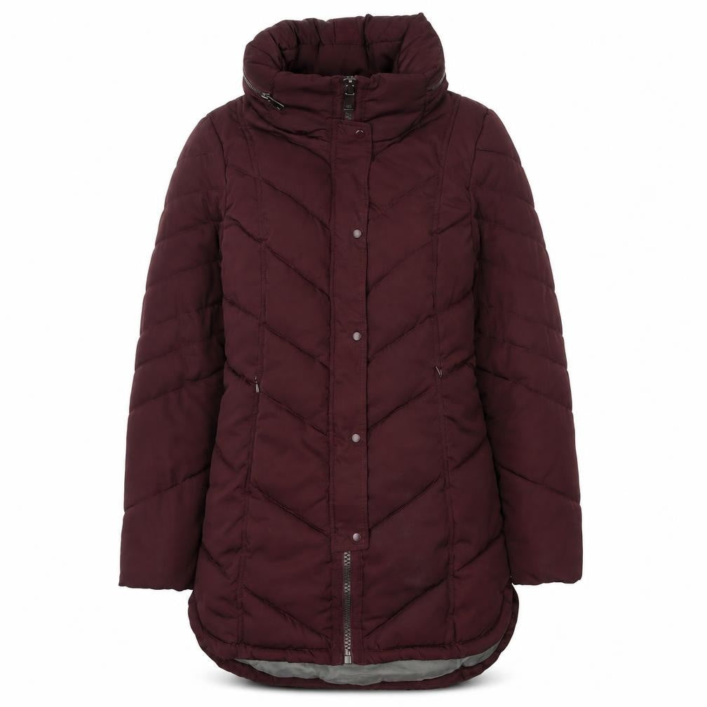 Front view of Next Women's Red Puffer Jacket, size 8