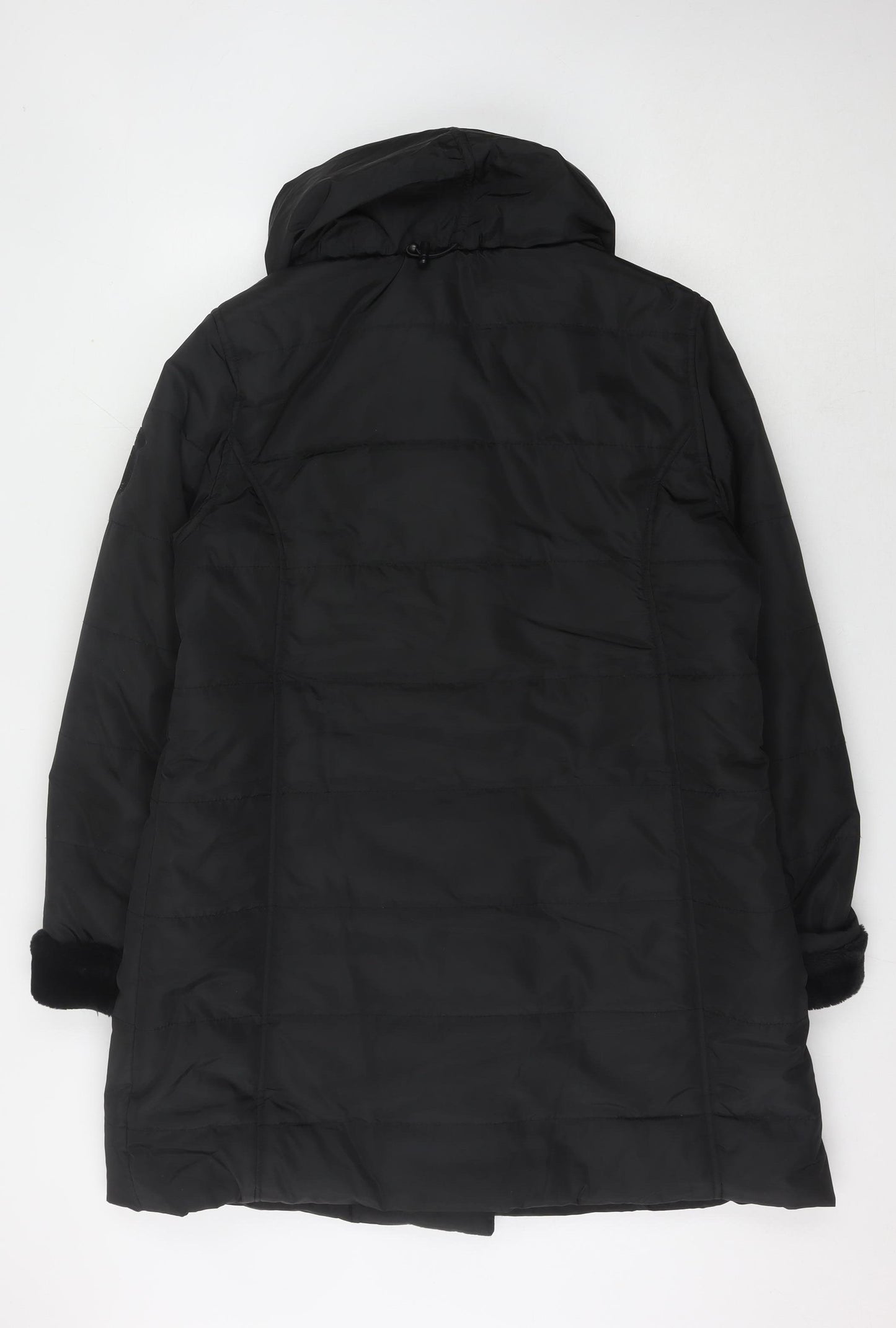 Regatta Women's Black Long Puffer Coat Hooded Size 20