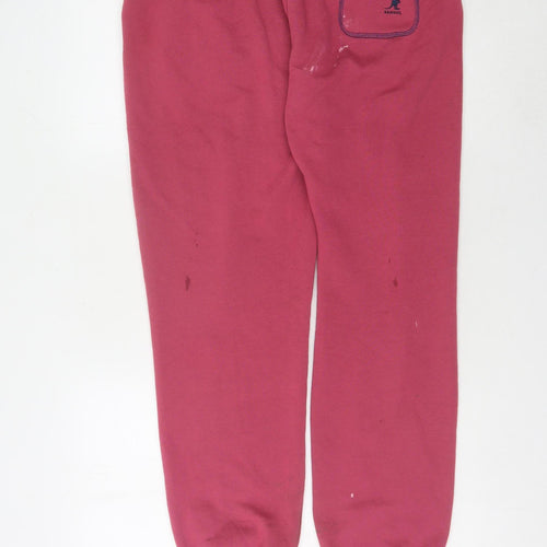 Kangol Women's Pink Jogger Trousers Size 14