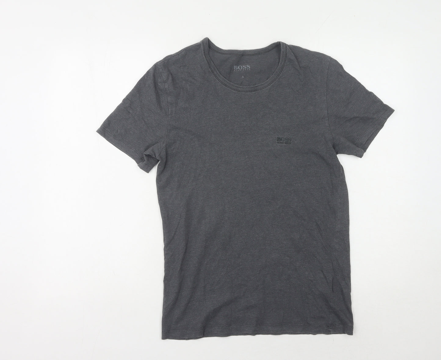 Hugo Boss Grey Men's Short Sleeve T-Shirt, Size S