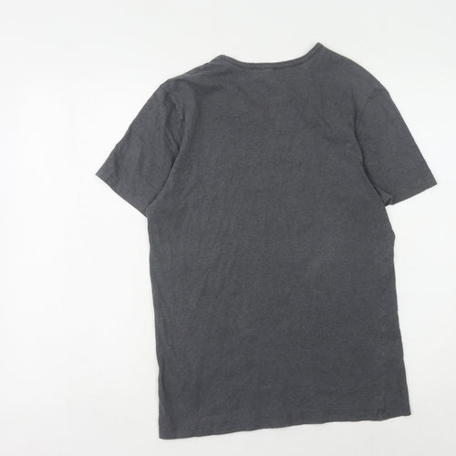 Hugo Boss Grey Men's Short Sleeve T-Shirt, Size S