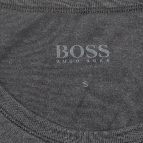 Hugo Boss Grey Men's Short Sleeve T-Shirt, Size S