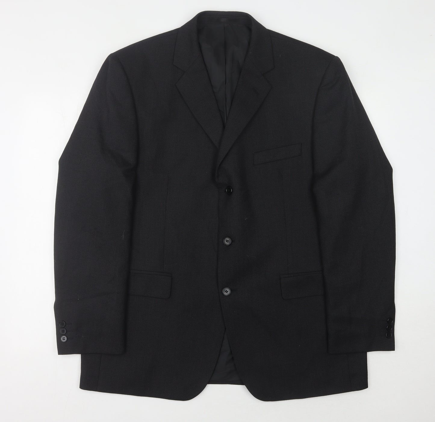 Burton Men's Black Blazer 44 Regular Fit