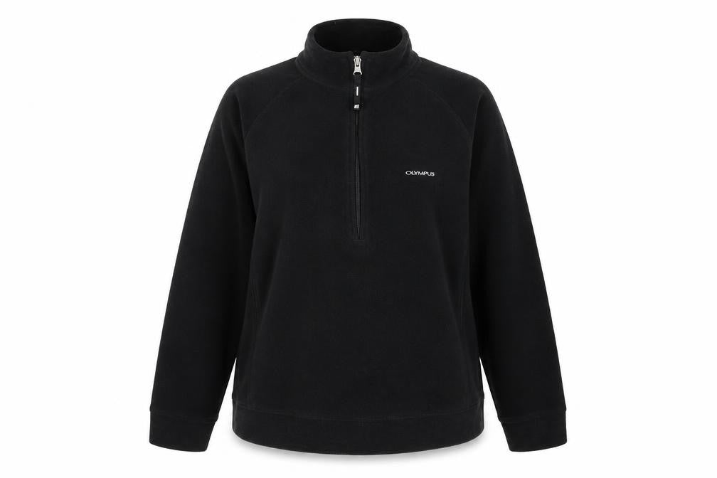 Front view of Olympus Women's Black Sweatshirt, size 14