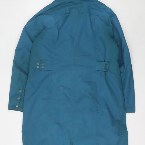 Seasalt Women's Blue Parka Coat Size 14 Winter Casual