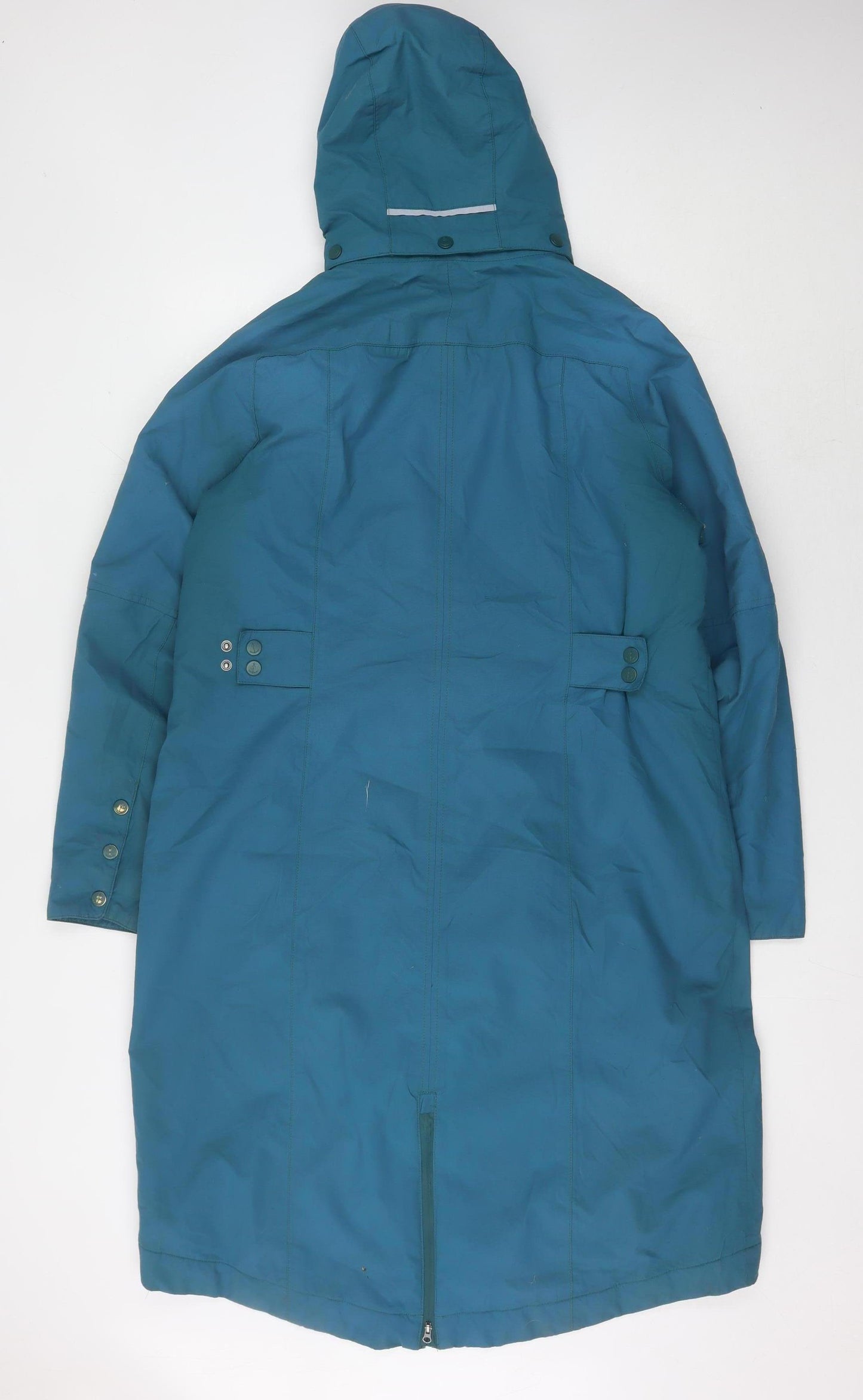 Seasalt Women's Blue Parka Coat Size 14 Winter Casual