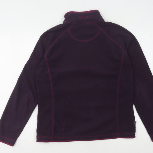 Mountain Life Women’s Purple Fleece Pullover Sweatshirt Size 12