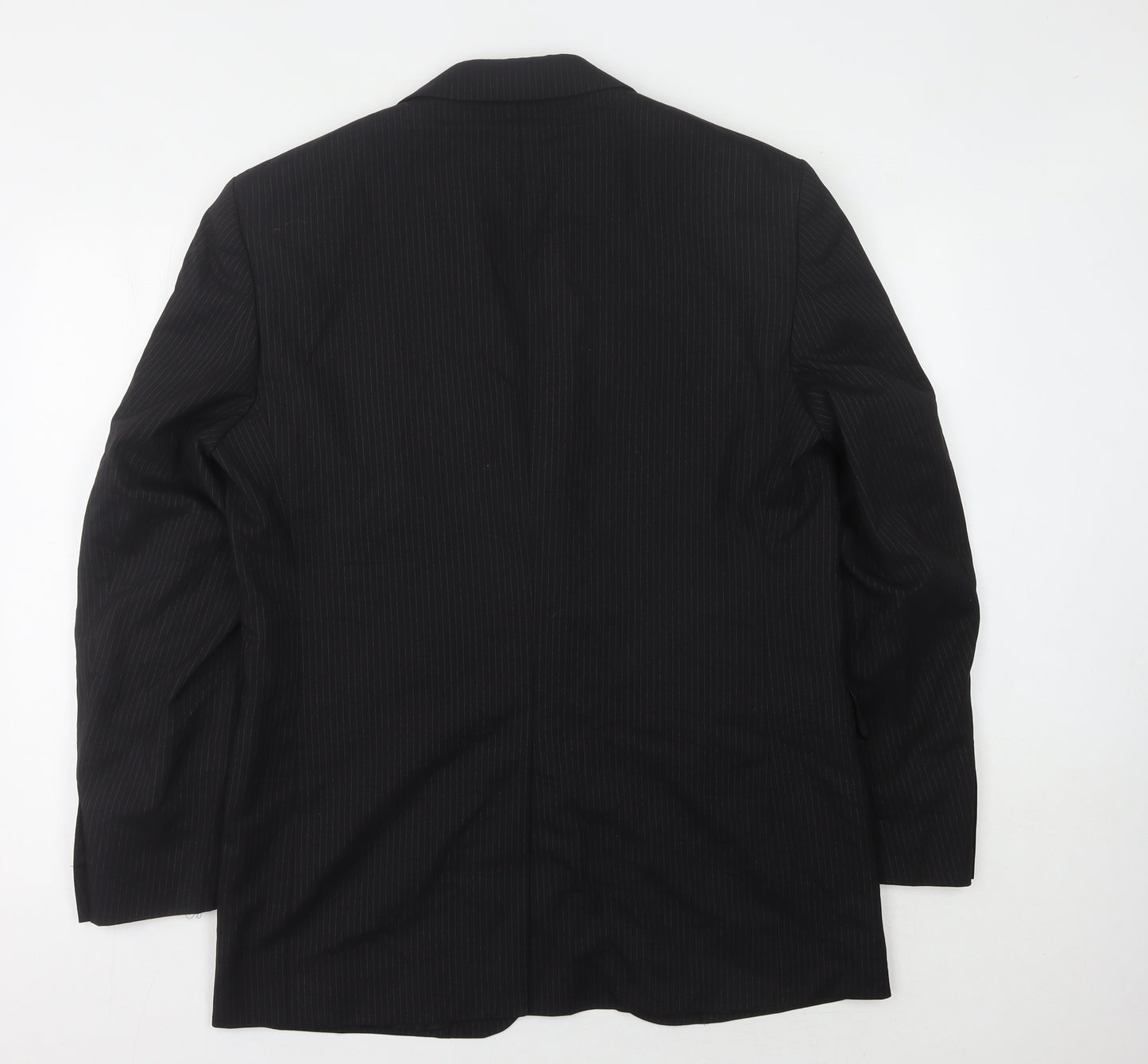 Jos. A. Bank Men’s Black Striped Wool Blazer 41R