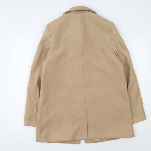 River Island Women's Beige Coat Size 12, Autumn Casual