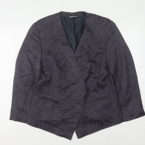 Alexon Grey Geometric Women's Blazer Size 16