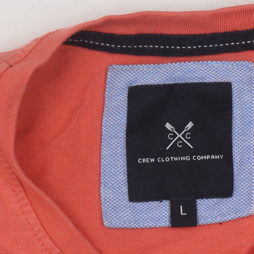 Crew Clothing Company Men’s Orange L T-Shirt