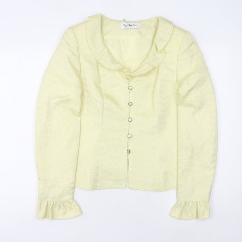 Vera Mont Women’s Yellow Suit Jacket Size 10