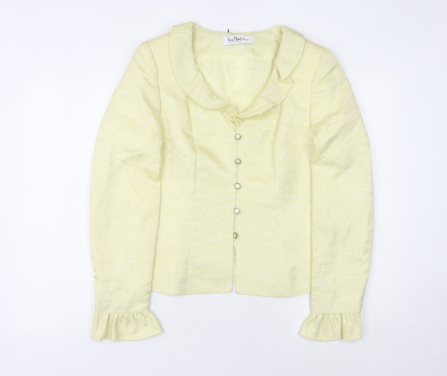 Vera Mont Women’s Yellow Suit Jacket Size 10