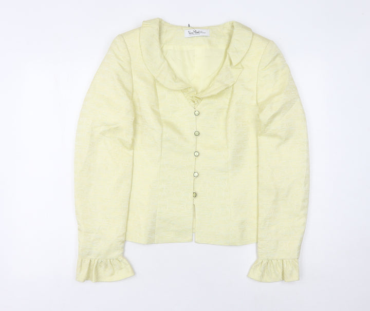Vera Mont Women’s Yellow Suit Jacket Size 10