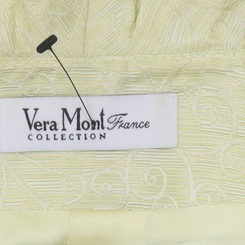 Vera Mont Women’s Yellow Suit Jacket Size 10