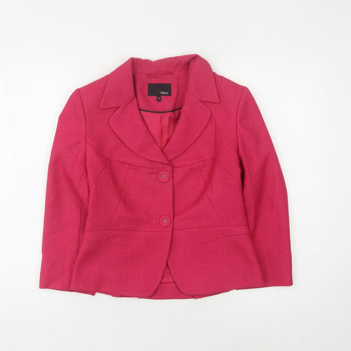 Next Women's Pink Suit Jacket Size 8R - Classic Fit