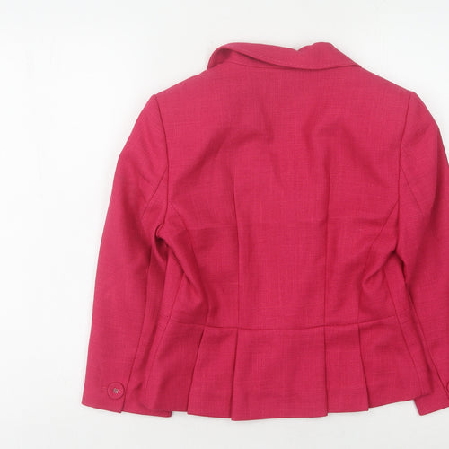 Next Women's Pink Suit Jacket Size 8R - Classic Fit