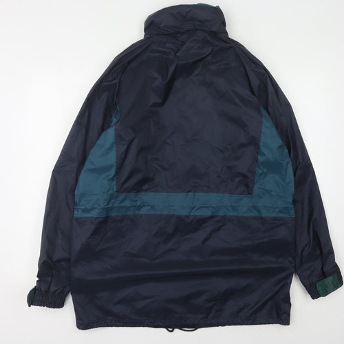 Champion Men's Blue Rain Coat Jacket Size M