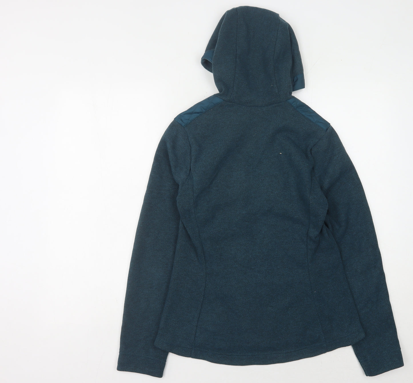 Quechua Women's Blue M Puffer Jacket Hooded Outdoor