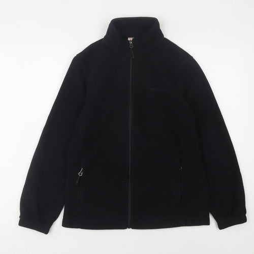 NanjiREN Men's Black Fleece Jacket M, Autumn Casual