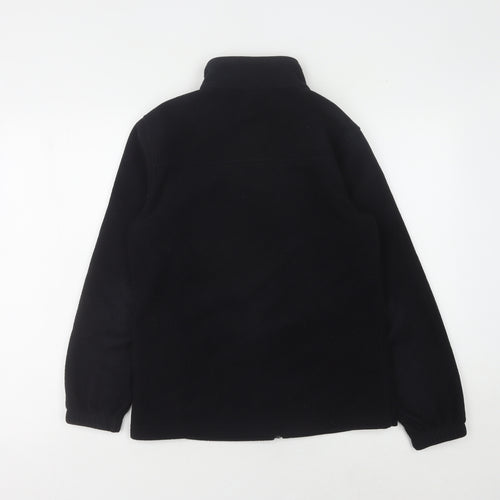 NanjiREN Men's Black Fleece Jacket M, Autumn Casual
