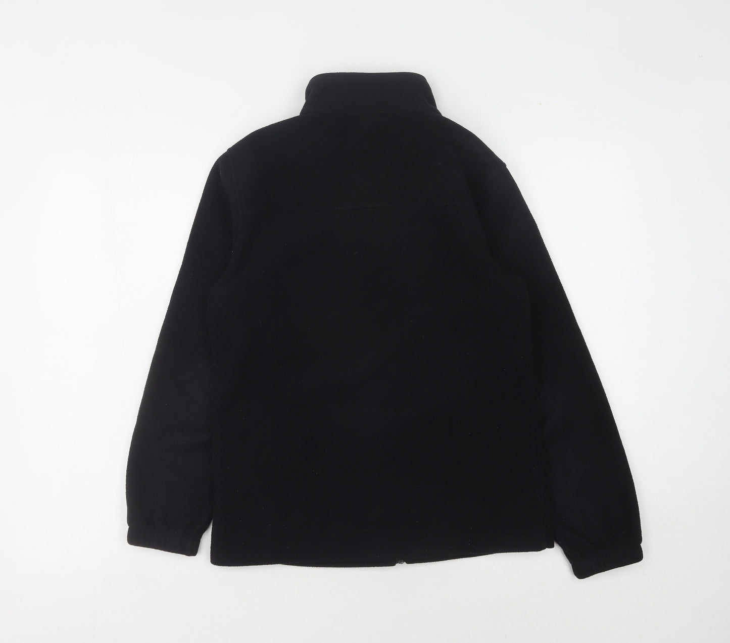 NanjiREN Men's Black Fleece Jacket M, Autumn Casual