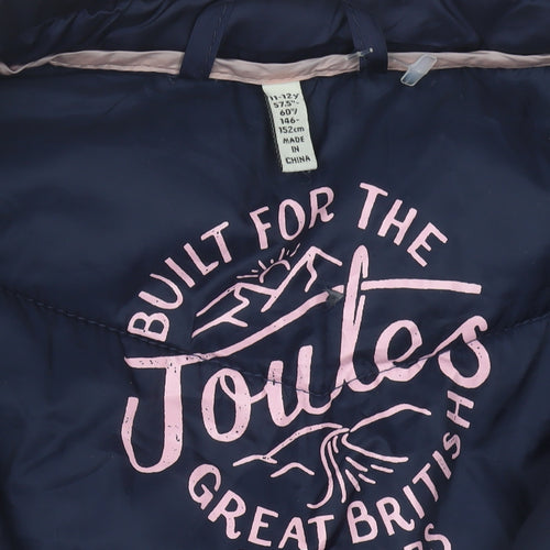 Joules Girls Multicoloured Puffer Jacket 11-12 Years