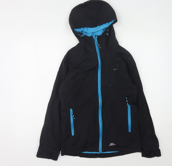 Trespass Men's Black XS Rain Coat Jacket