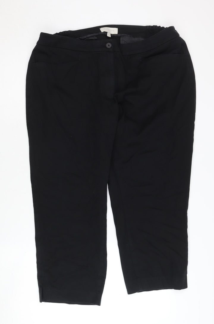 Talbots Women's Black Plus Size Trousers 16W