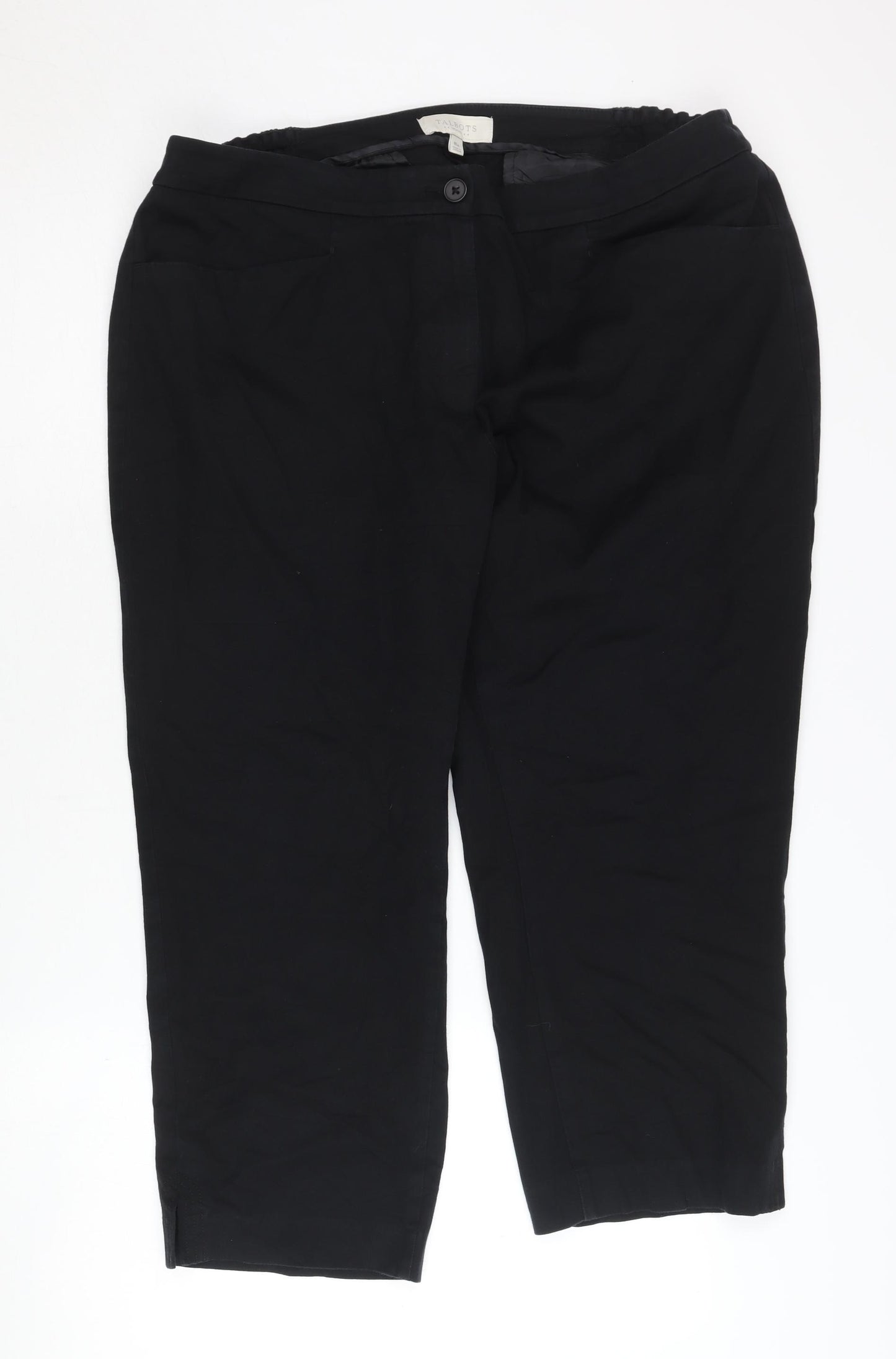 Talbots Women's Black Plus Size Trousers 16W