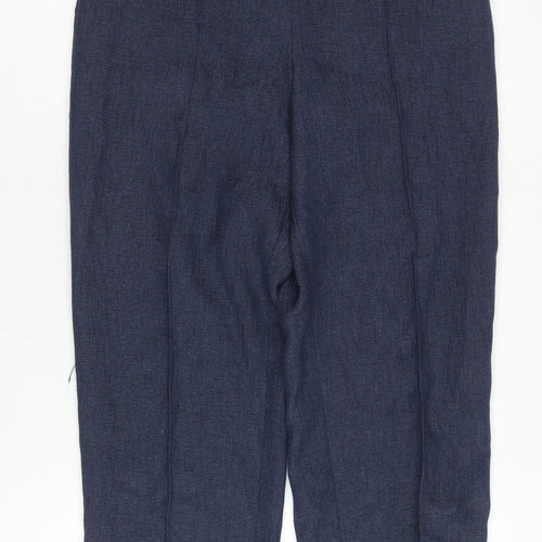 Honor Millburn Women's Blue Straight Trousers Size 10