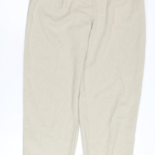 Monki Beige Women’s Trousers Size 4 Casual Elastic Waist