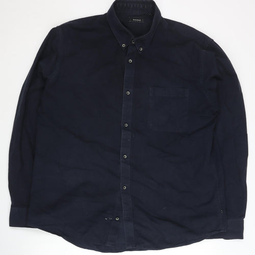 Matinique Men's 2XL Blue Casual Cotton Shirt