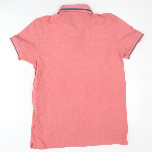 Ben Sherman Men's pink Polo shirt, Size Medium.