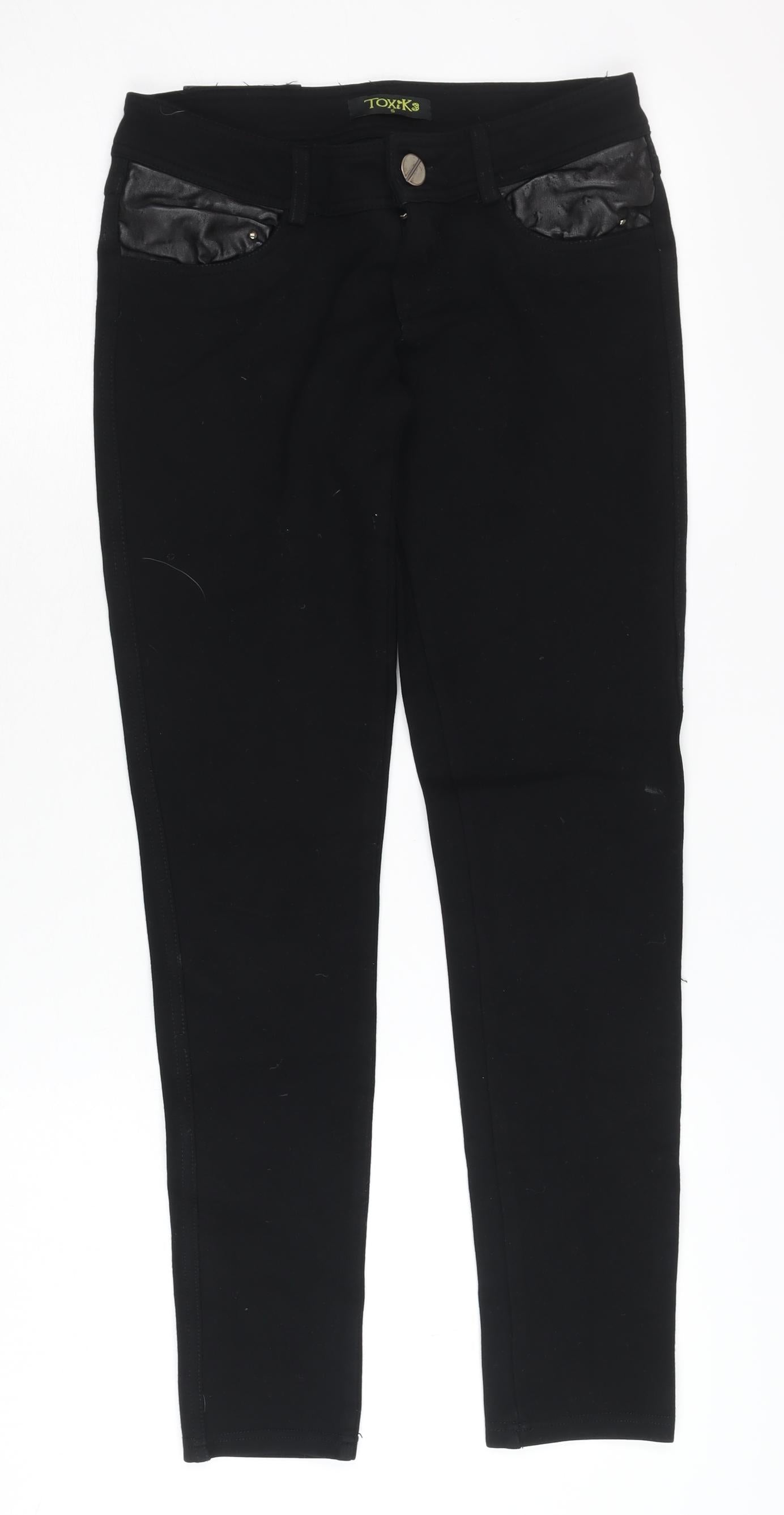 TOXIc3 Women's Black Jegging, S, Stretch Skinny Fit