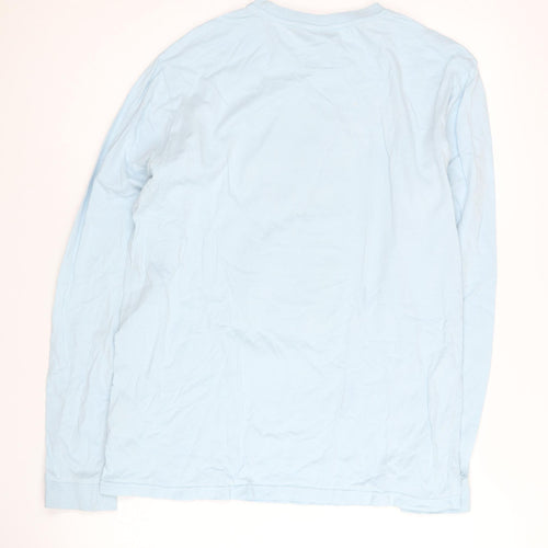 Rick and Morty Men's Blue Long Sleeve Graphic T-Shirt S