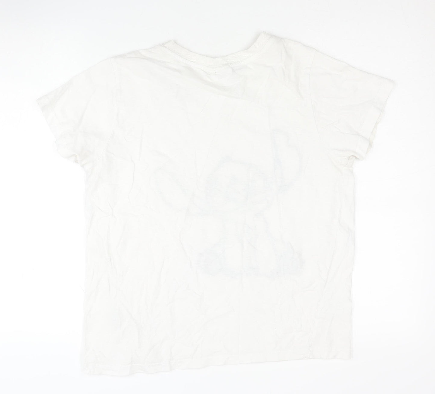 Disney Women’s White Stitch T-Shirt S Casual