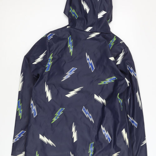 Jonas Boys Blue Lightning Rain Coat Jacket 12 Years
