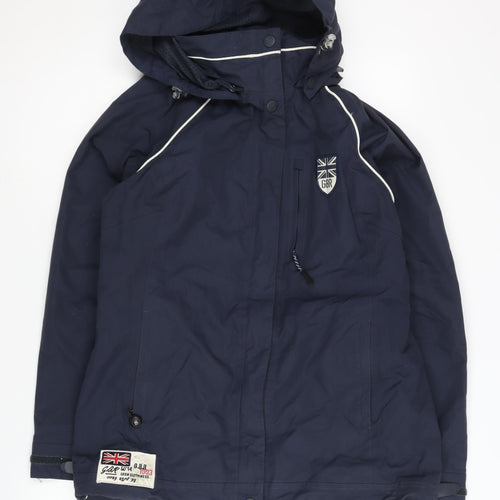 Crew Clothing Co. Women's Blue Parka Jacket Size 12
