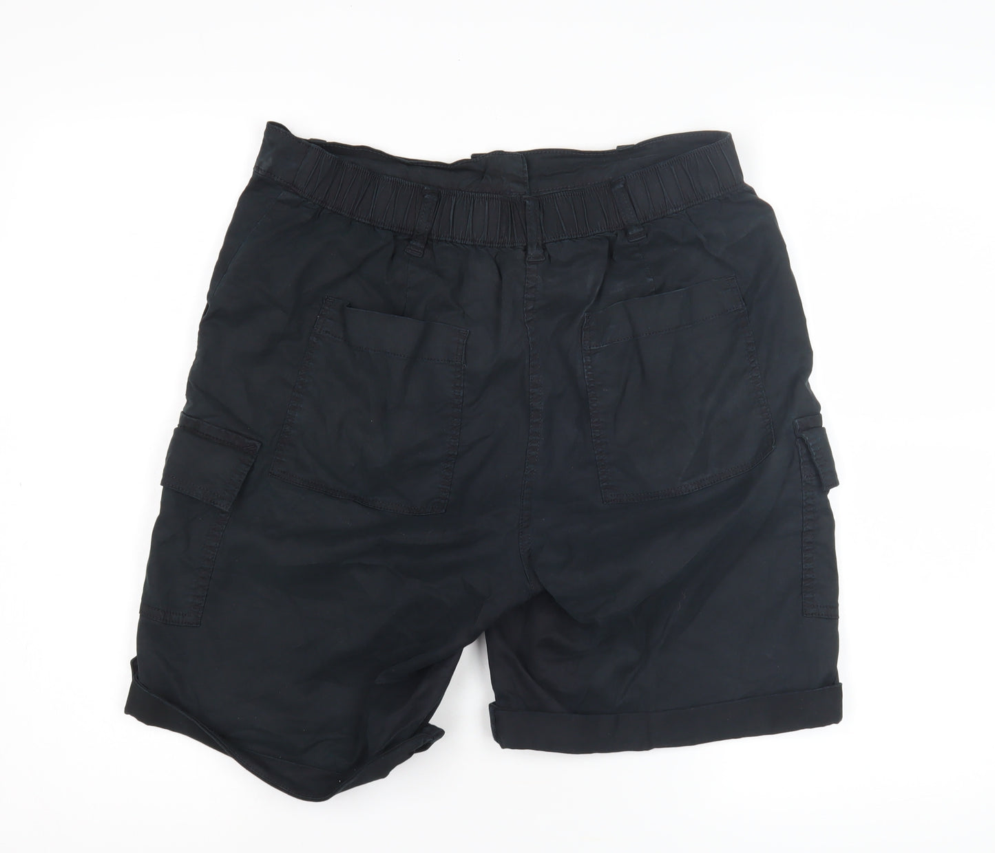 Marks and Spencer Women's Black Cargo Shorts Size 12