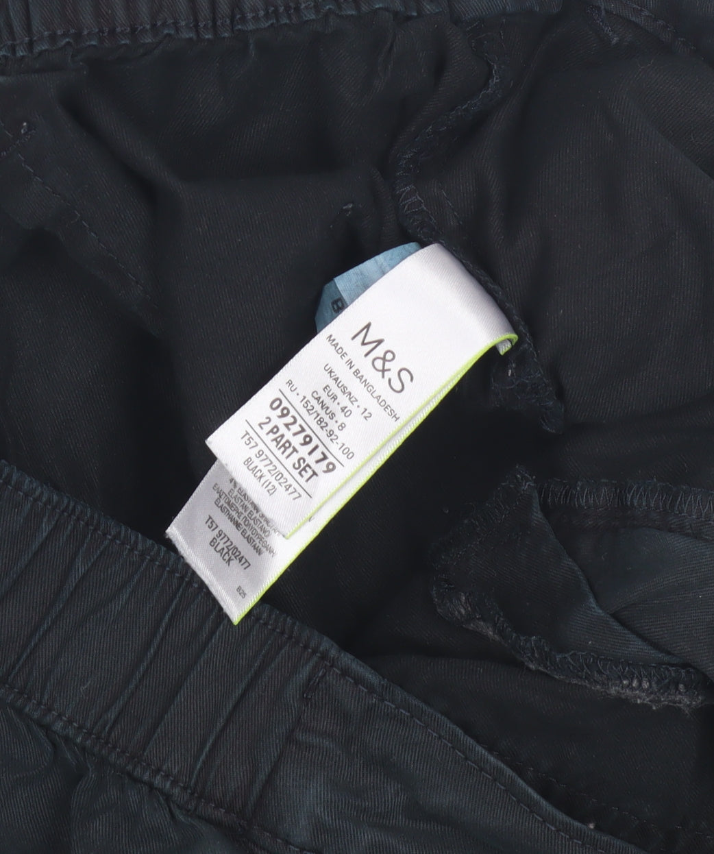 Marks and Spencer Women's Black Cargo Shorts Size 12