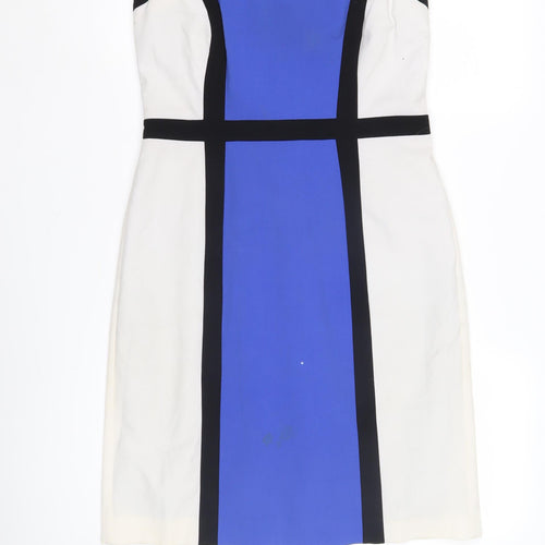 Episode Women's Blue Sheath Dress Size 12 Classic Style