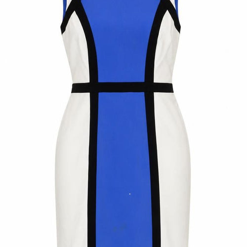 Episode Women's Blue Sheath Dress Size 12 Classic Style