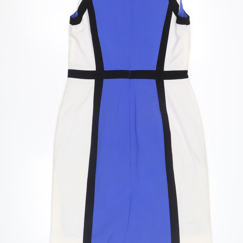 Episode Women's Blue Sheath Dress Size 12 Classic Style