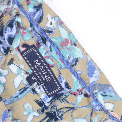 Maine New England Womens Multicoloured Floral Blouse