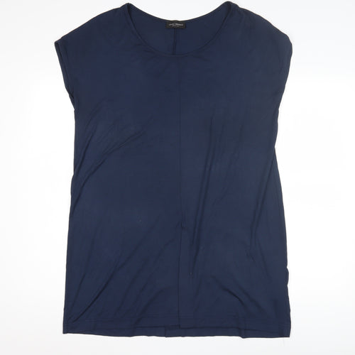 James Lakeland Women's Blue Sleeveless T-Shirt, Size 16