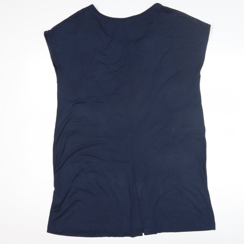 James Lakeland Women's Blue Sleeveless T-Shirt, Size 16