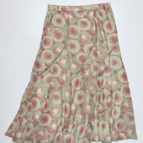 Chesca Women's Multicoloured A-Line Midi Skirt